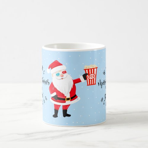 merry christmas and a poppin new year popcorn coffee mug