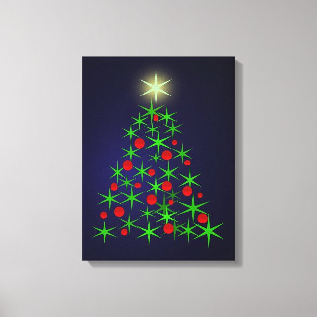Merry Christmas and Happy Holidays Canvas Print (Front)