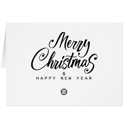 Merry Christmas And Happy New Year (Back Horizontal)