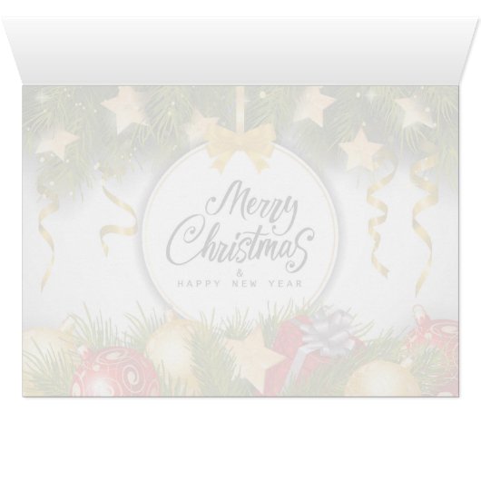 Merry Christmas And Happy New Year (Inside Horizontal (Bottom))