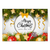 Merry Christmas And Happy New Year (Front Horizontal)