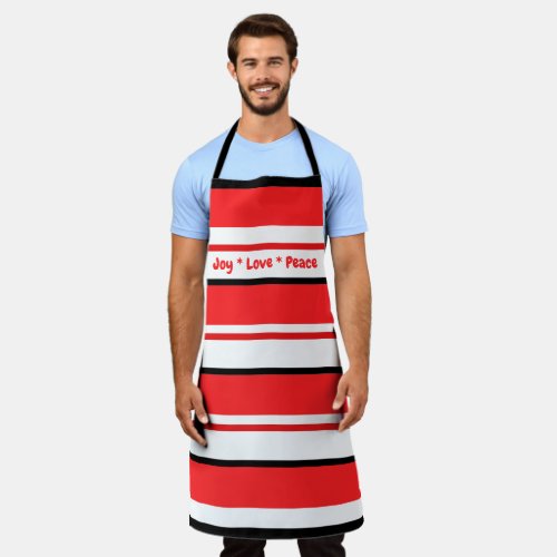 Merry Christmas and Happy New Year 20XX Modern Apron