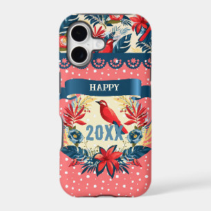 Merry Christmas and Happy New Year! 20XX Red Bird iPhone 17 Case