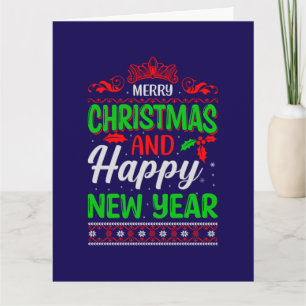 Merry Christmas And Happy New Year-61064 Card
