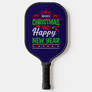 Merry Christmas And Happy New Year-61064 Pickleball Paddle