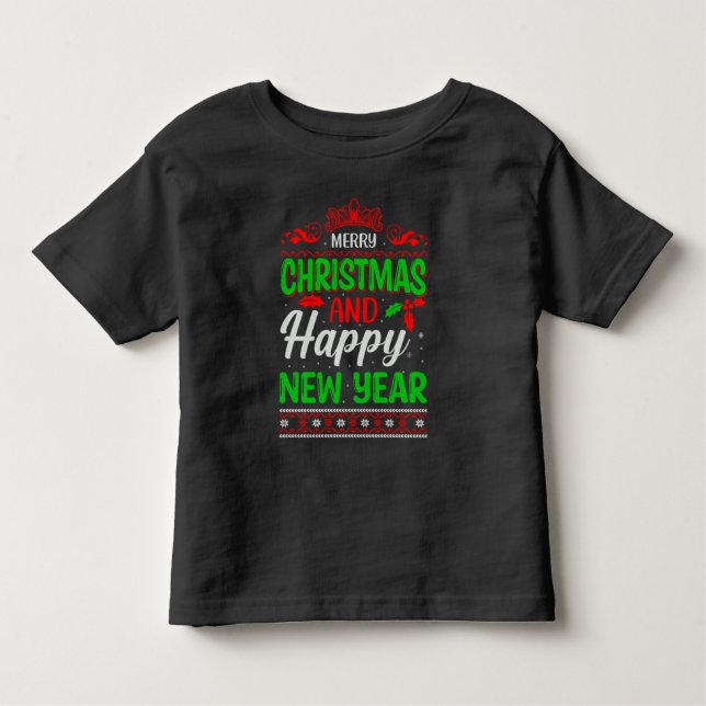 Merry Christmas And Happy New Year-61064 Toddler T-shirt (Front)