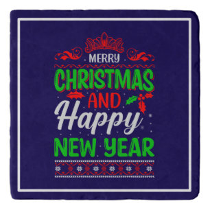 Merry Christmas And Happy New Year-61064 Trivet