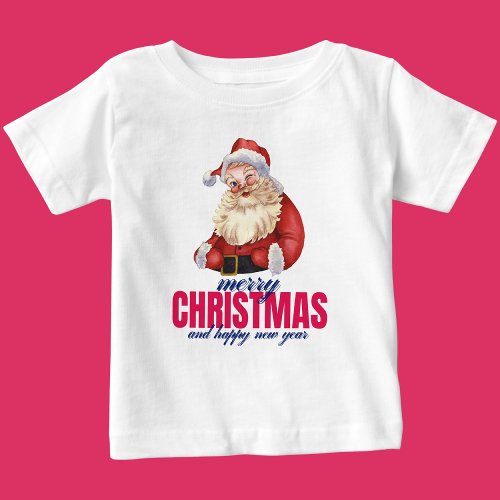  Merry Christmas And Happy New Year Baby T_Shirt