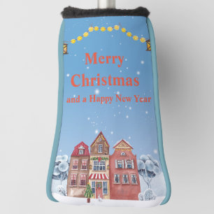 Merry Christmas and Happy New Year Best Putter Golf Head Cover