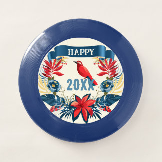 Merry Christmas and Happy New Year! Boho Red Bird Wham-O Frisbee