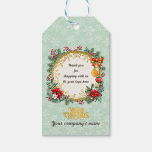 Merry Christmas and Happy New Year By Love Gift Tags