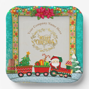 Merry Christmas and Happy New Year By Love Paper Plates