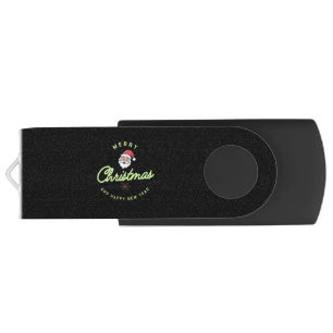 Merry Christmas and Happy New Year Flash Drive
