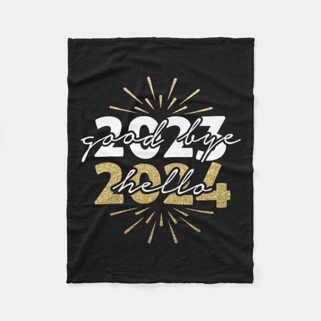 Merry Christmas And Happy New Year Good  Fleece Blanket (Front)