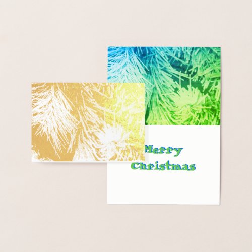 Merry Christmas and Happy New Year Holiday card