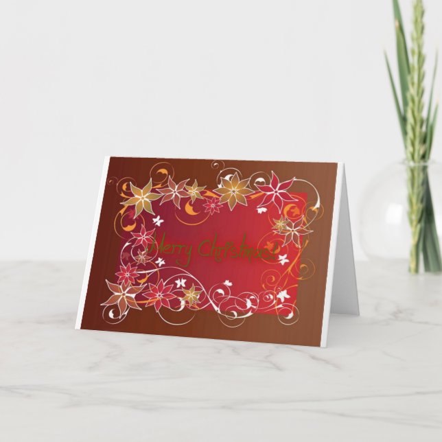 MERRY CHRISTMAS AND HAPPY NEW YEAR HOLIDAY CARD (Front)