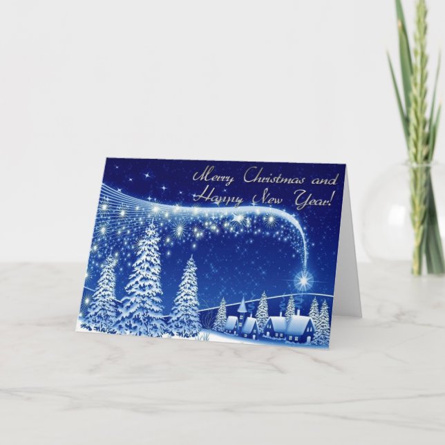merry christmas and happy new year holiday card (Front)