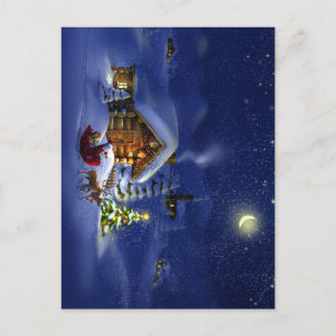 Merry Christmas and Happy New Year! Holiday Postcard