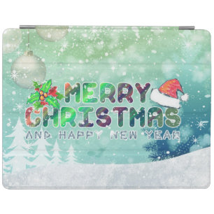 Merry Christmas and Happy New Year iPad 2/3/4 Cove iPad Smart Cover