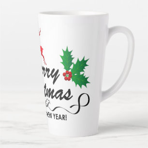 Merry Christmas and happy new year  Latte Mug