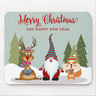 Merry Christmas and Happy New Year Mouse Pad