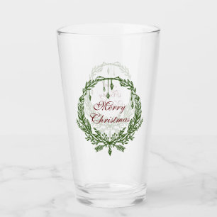 Merry Christmas and Happy New Year Pint Glass