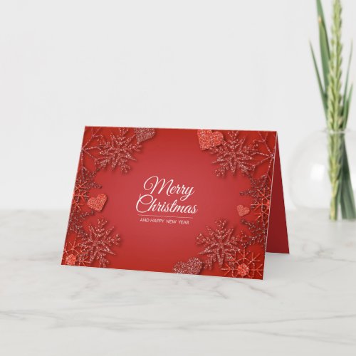 Merry Christmas and Happy New Year Quote Card