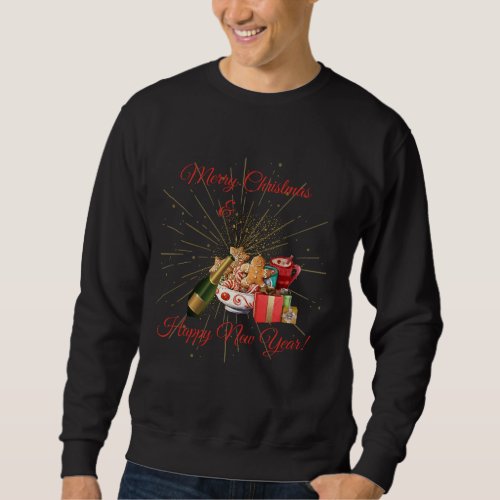 Merry Christmas And Happy New Year  Sweatshirt