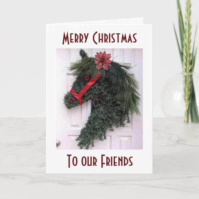 MERRY "CHRISTMAS" AND HAPPY "NEW YEAR" TOO! HOLIDAY CARD (Front)
