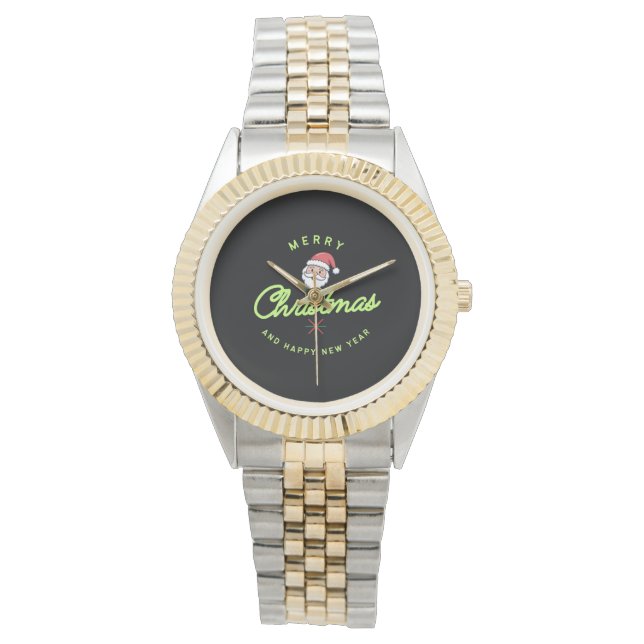 Merry Christmas and Happy New Year Watch (Front)