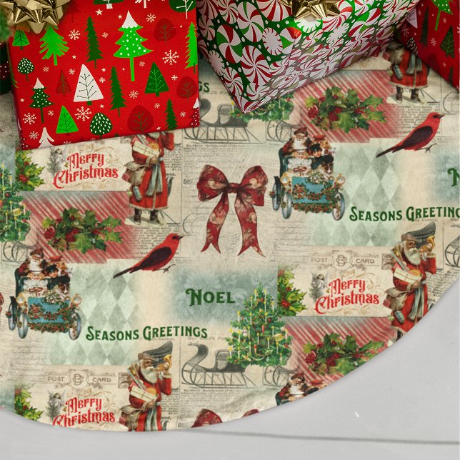 Merry Christmas and Seasons Greetings Brushed Polyester Tree Skirt (Creator Uploaded)