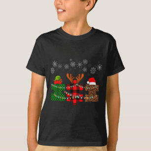 Merry Christmas And Snowflakes Autism Merry Christ T-Shirt