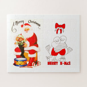 Merry Christmas and Xmas Jigsaw Puzzle