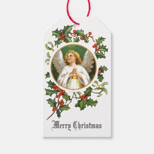Merry Christmas Angel Gift Tags