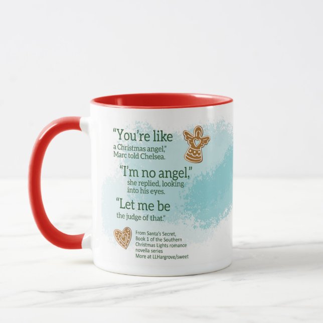 Merry Christmas, Angel Mug (Left)