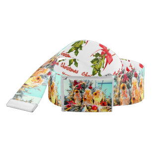 merry christmas angels pattern belt