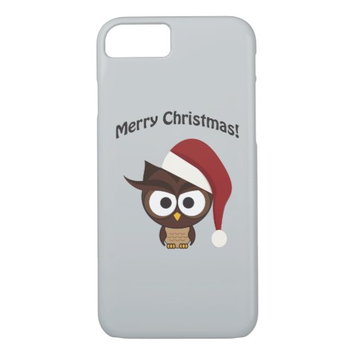 Merry Christmas Angry Owl iPhone 87 Case