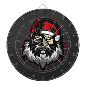 Merry Christmas Angry Santa Dart Board
