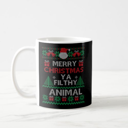 Merry Christmas Animal Filthy Ya Gift Coffee Mug