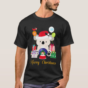 Merry Christmas  Animal Koala Bear Xmas T-Shirt