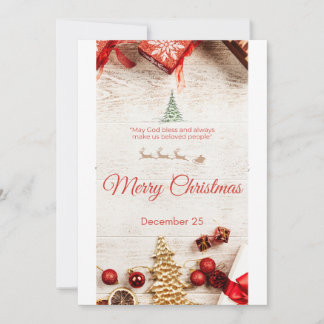 Merry christmas announcement