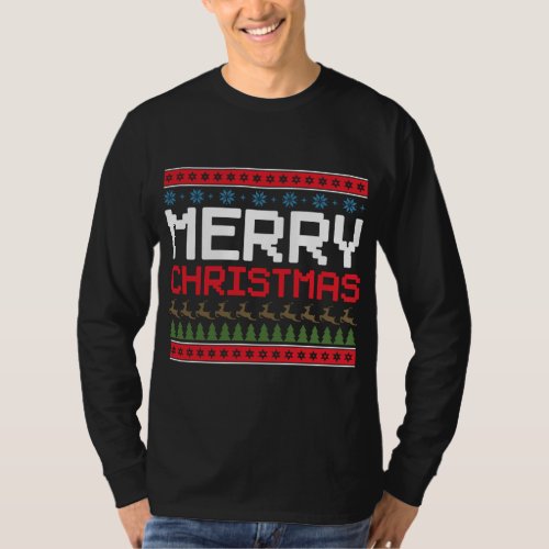 Merry Christmas Annual Festival Decorations Lights T_Shirt