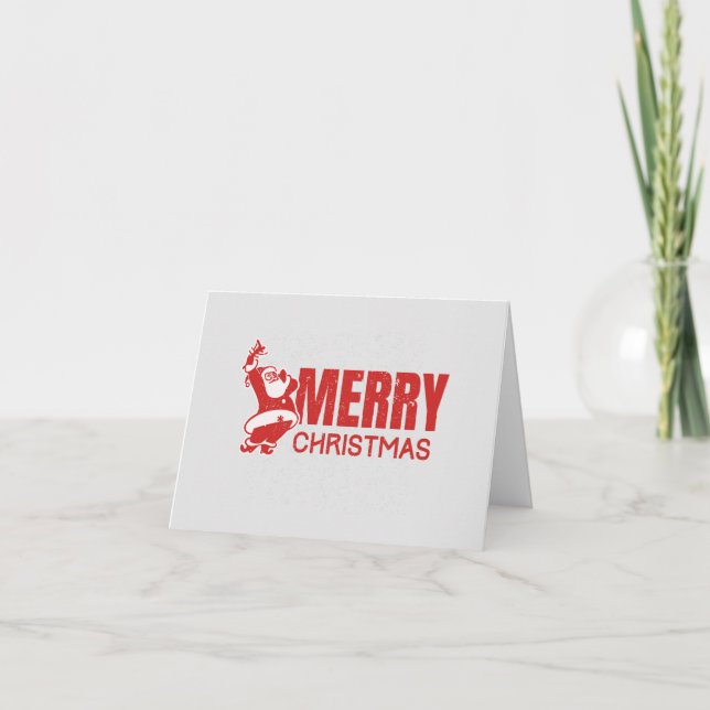 Merry Christmas Anton Christmas Card  (Front)
