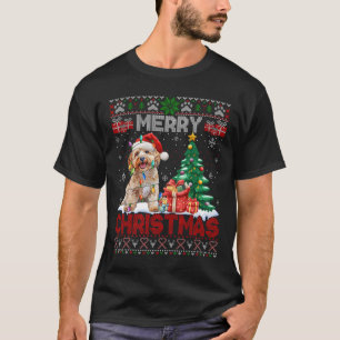 Merry Christmas Apoo Dog Lovers Family Ugly Xmas S T-Shirt