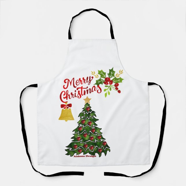 Merry Christmas Apron (Front)