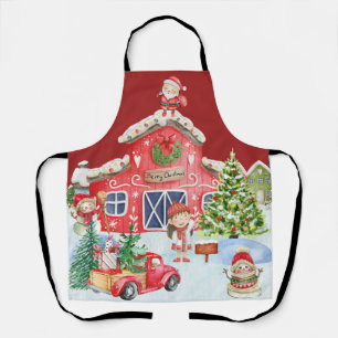 Merry Christmas apron gifts