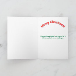Merry Christmas - Arctic Fox Gift Card