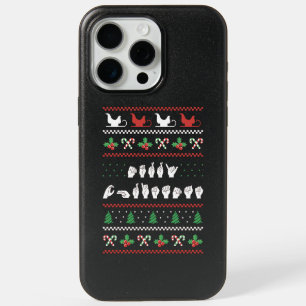 Merry Christmas - ASL American Sign Language I iPhone 15 Pro Max Case