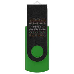 Merry Christmas - ASL American Sign Language II Flash Drive