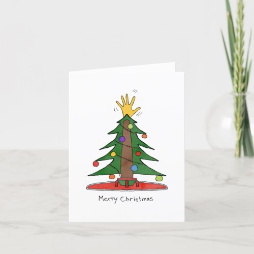 Merry Christmas ASL Tree Card